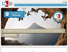 Tablet Screenshot of hl-baustoff.com
